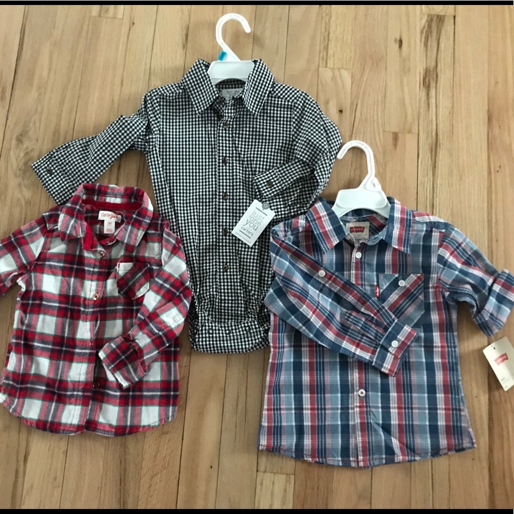 SALE Boys 18 month Shirt and Vest Bundle